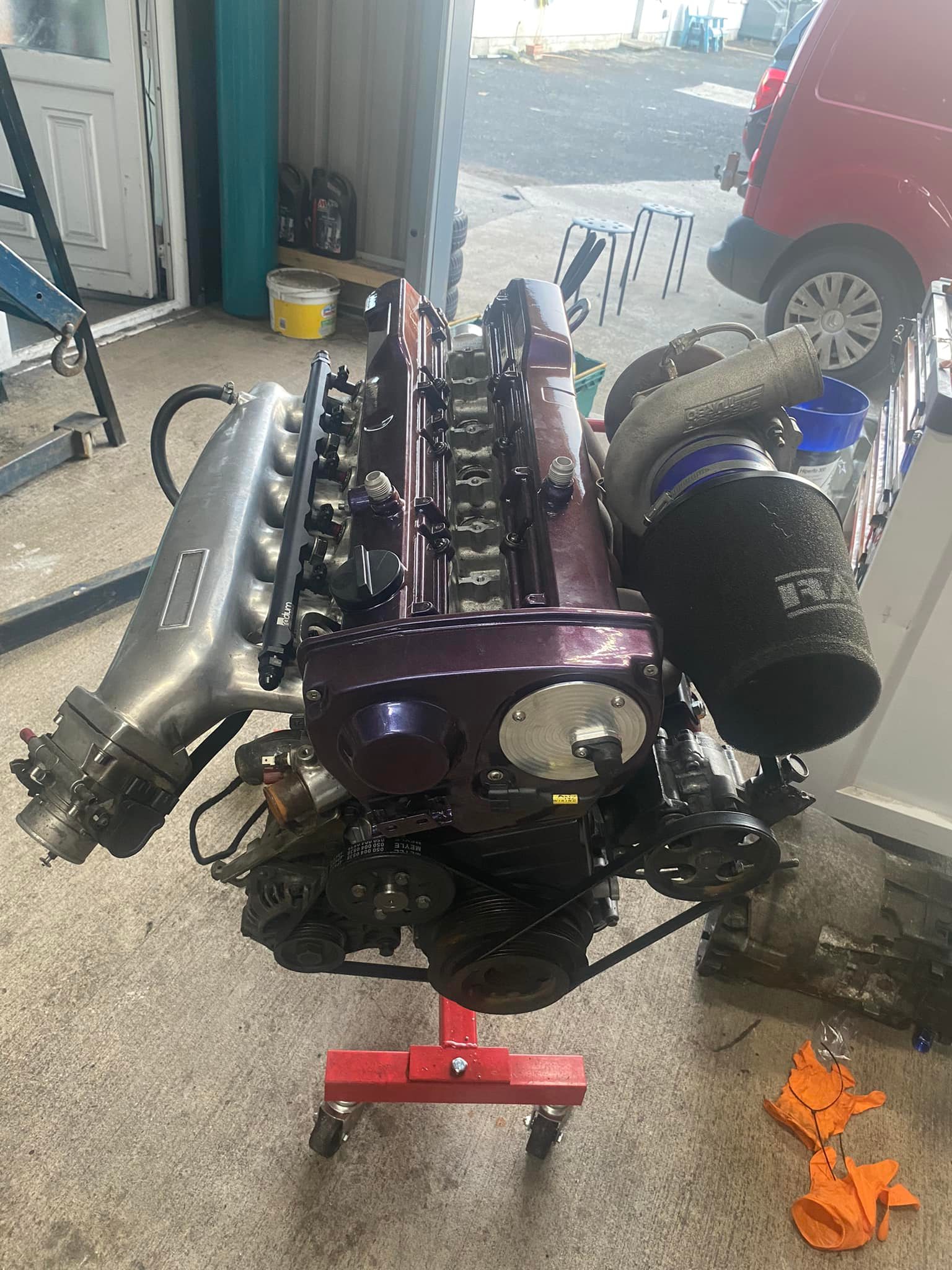 So the new rb25 motor is built and... - Ben Rogers drifting