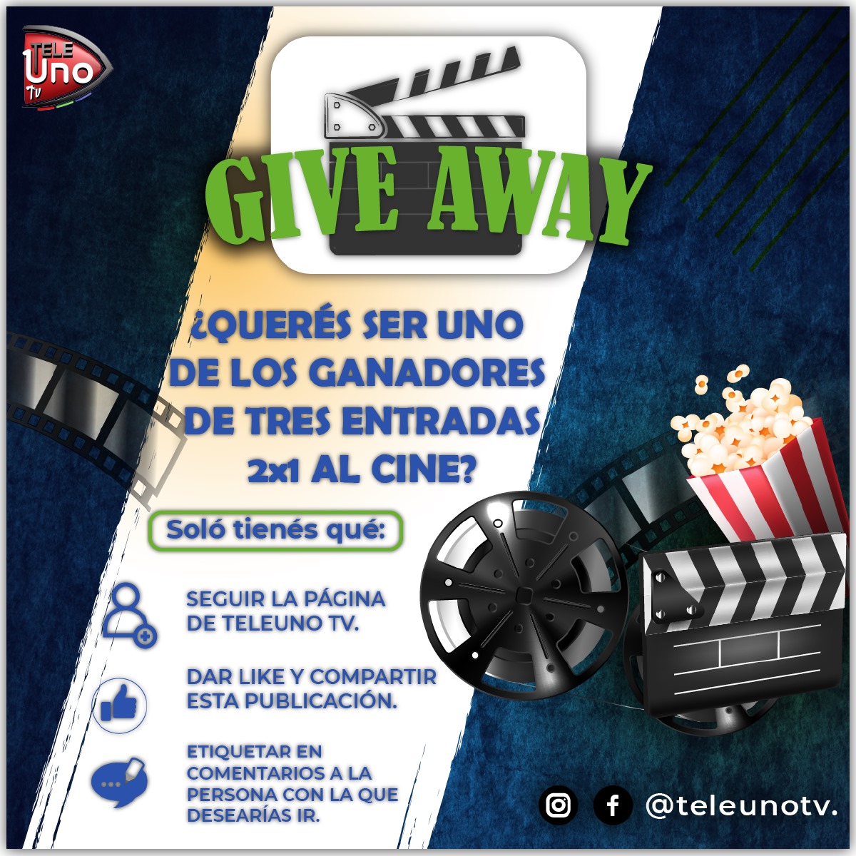 Teleuno Tv - Vamos con TeleUno tv al Cine. Participá y...