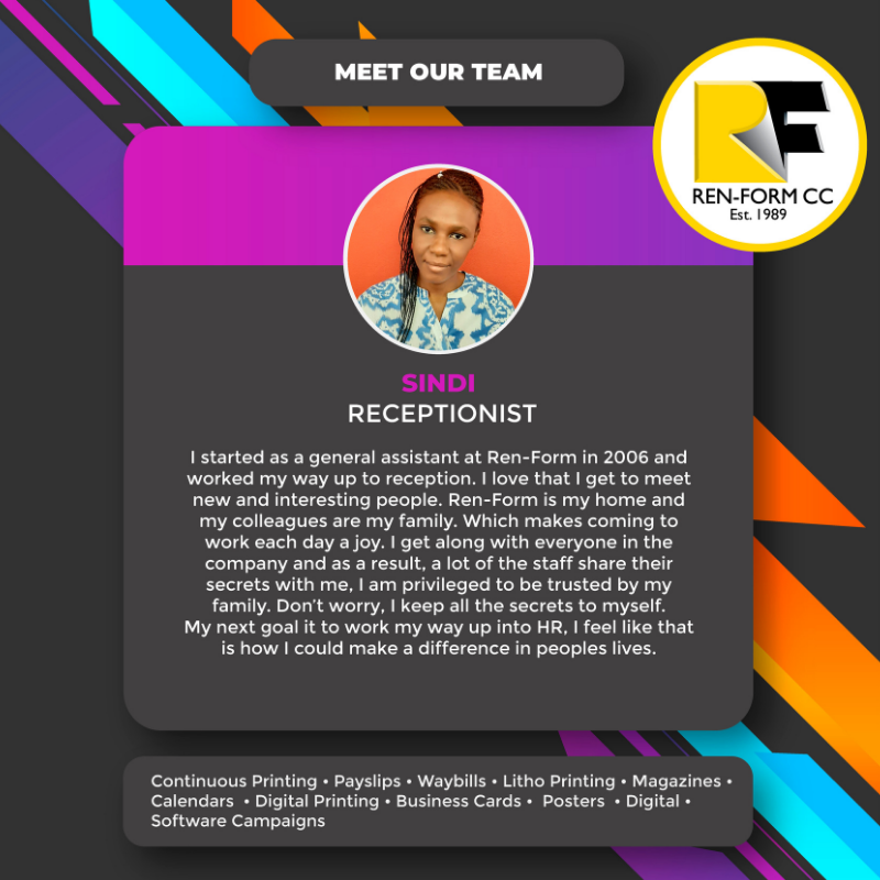 Ren-Form CC - Get to know our receptionists 🤩 For all your...