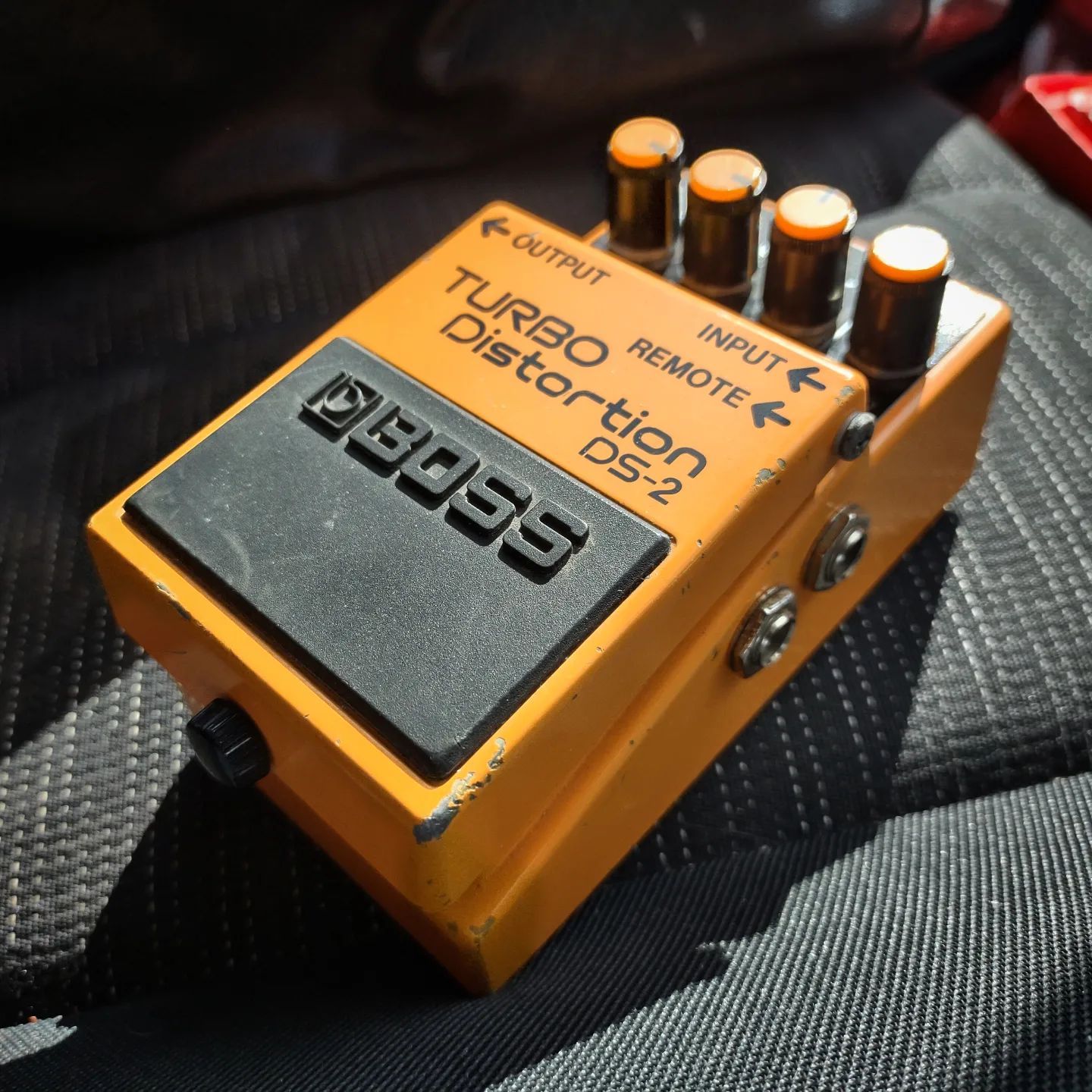 Boss DS-2 and Ibanez wah pedals are great
