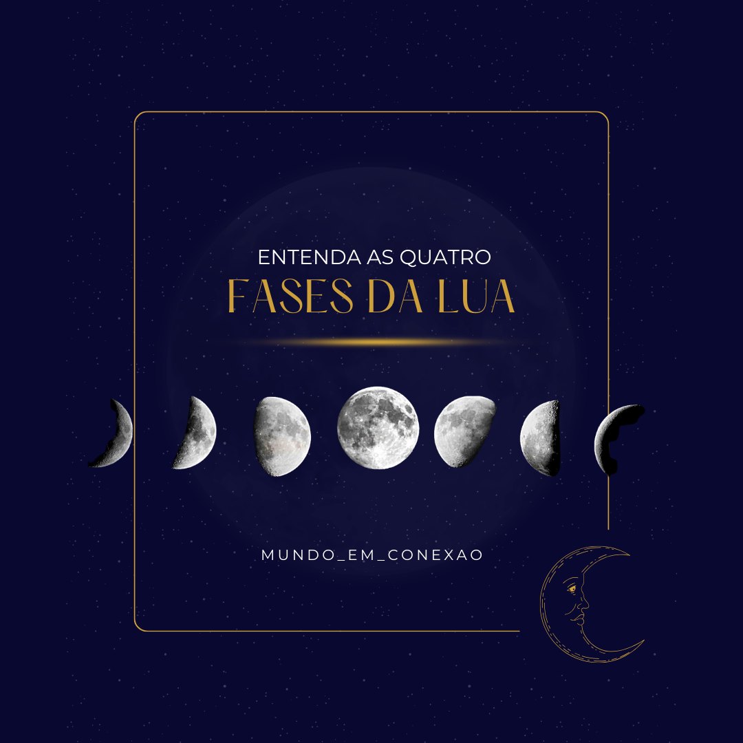 Mundo - Hoje vamos entender um pouco mais sobre as quatro fases da lua ...