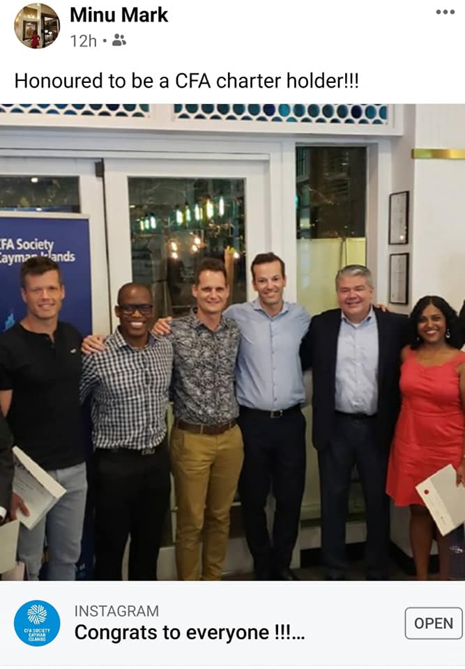 Congratulations to all our... - CFA Society Cayman Islands | Facebook