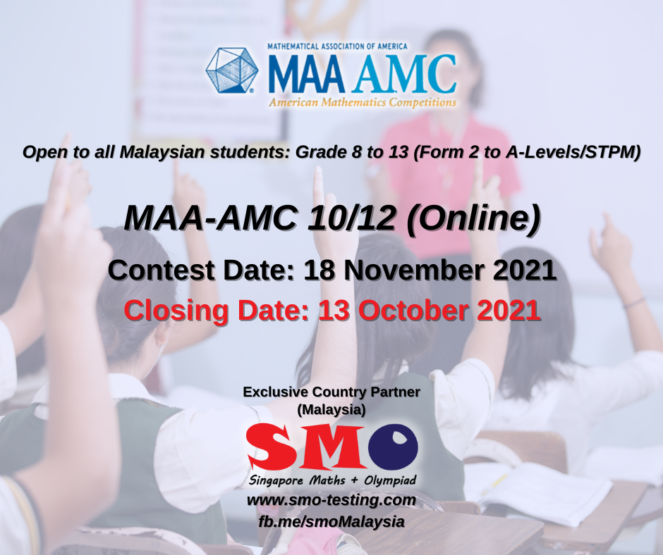 SMO - #american #math #competition (For students residing in Malaysia ...