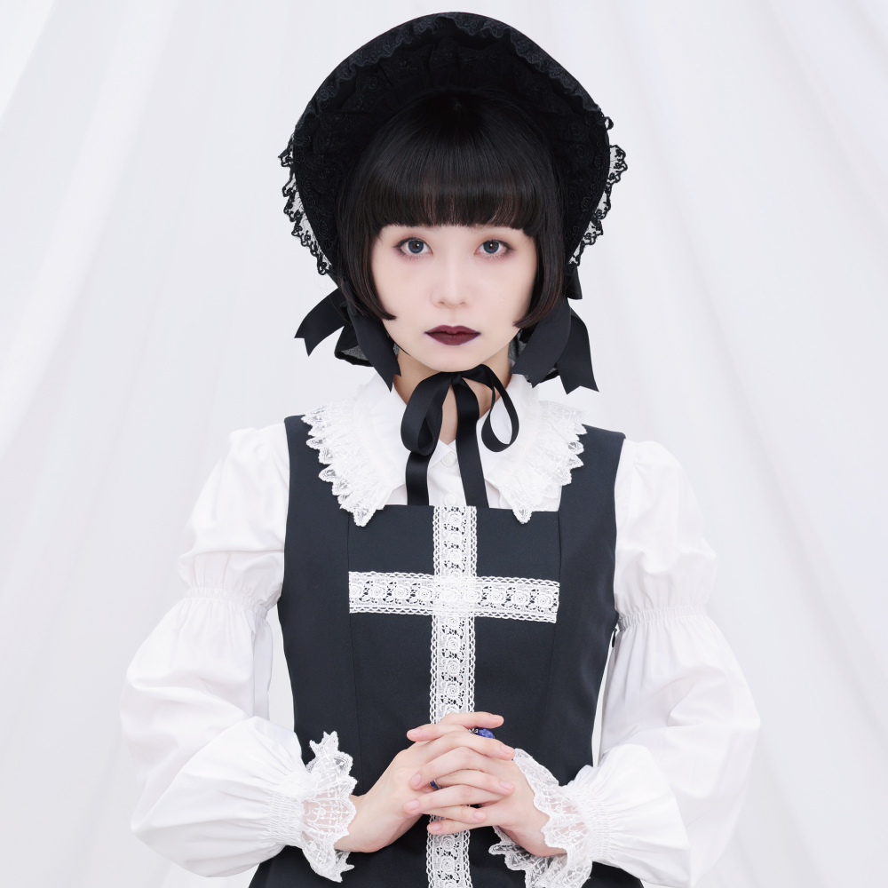 🥀 Available now 🥀 †Cross Arch Lace Cap† クロスアーチレース