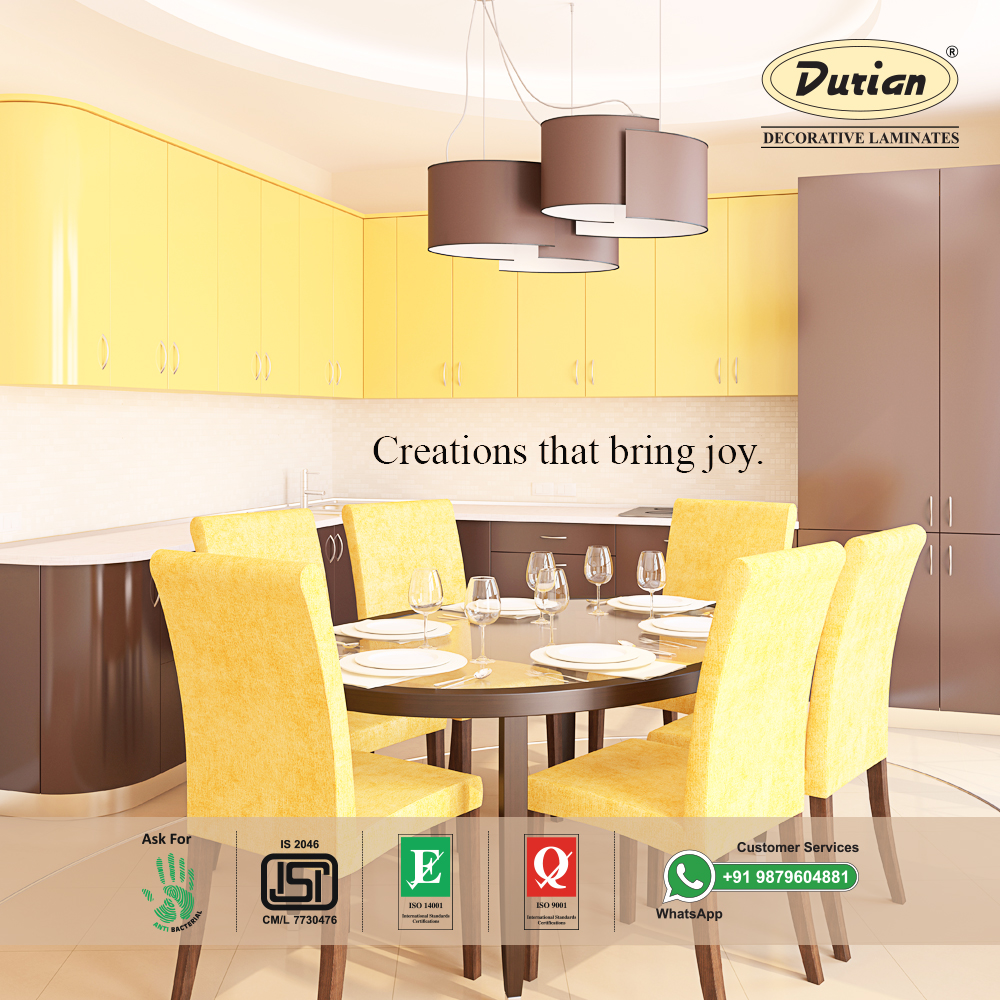 A uniquely done up home brought alive... - Durian Laminates