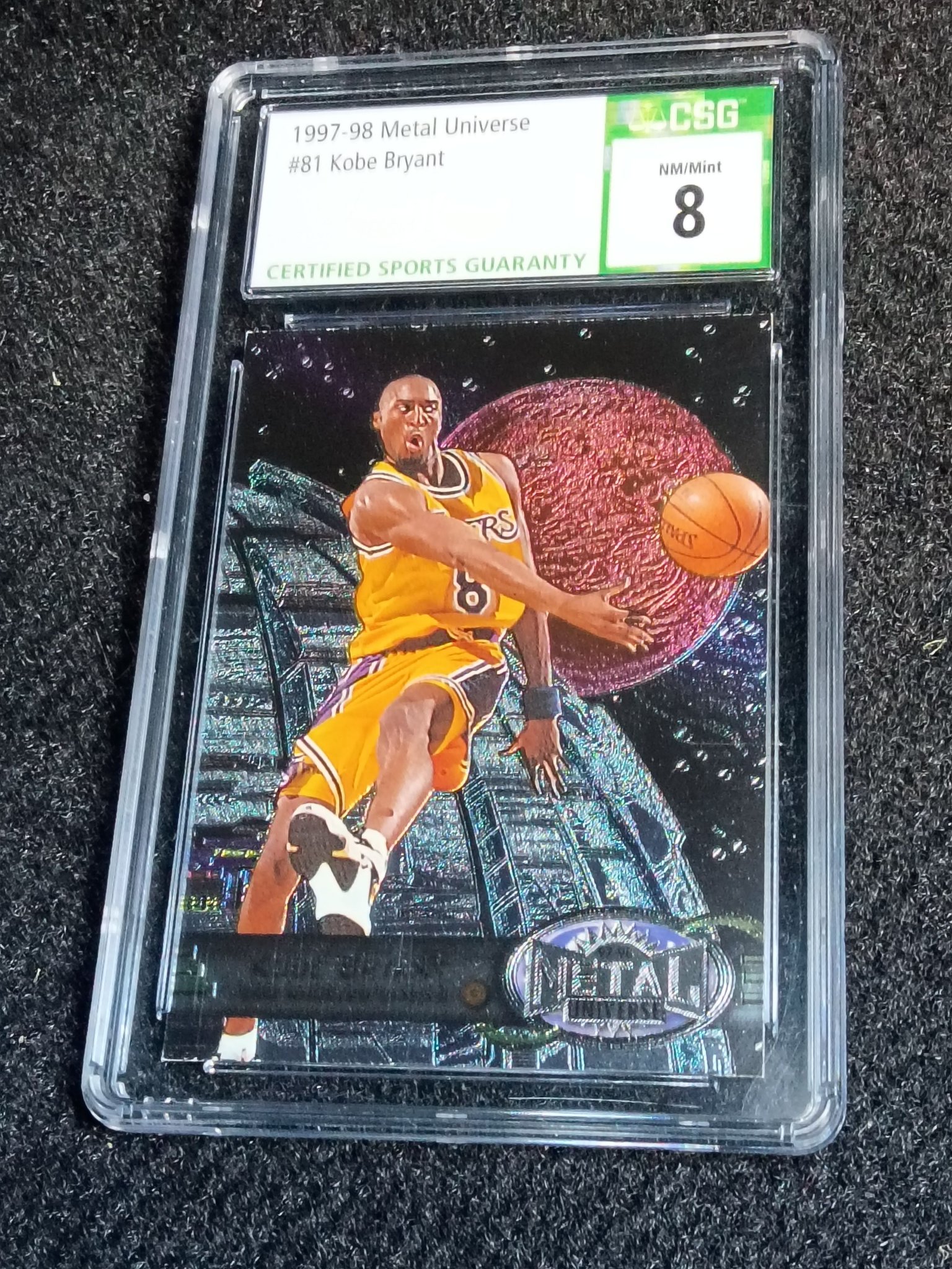 They put LeBron's tribute dunk to Kobe on this ultra-rare card
