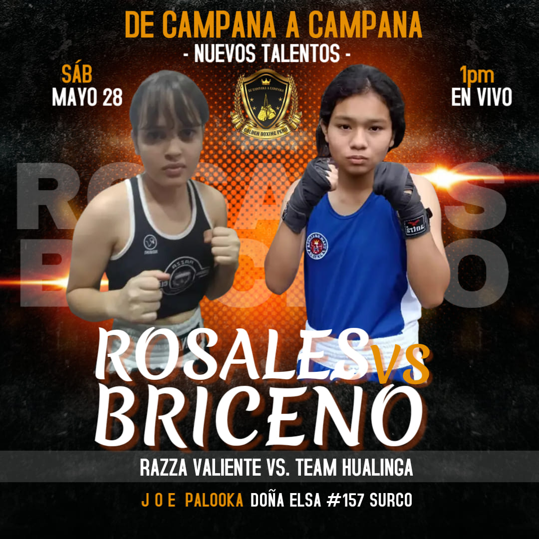 [ ROSALESBRICEÑO] Presentamos la... - Golden Boxing Perú