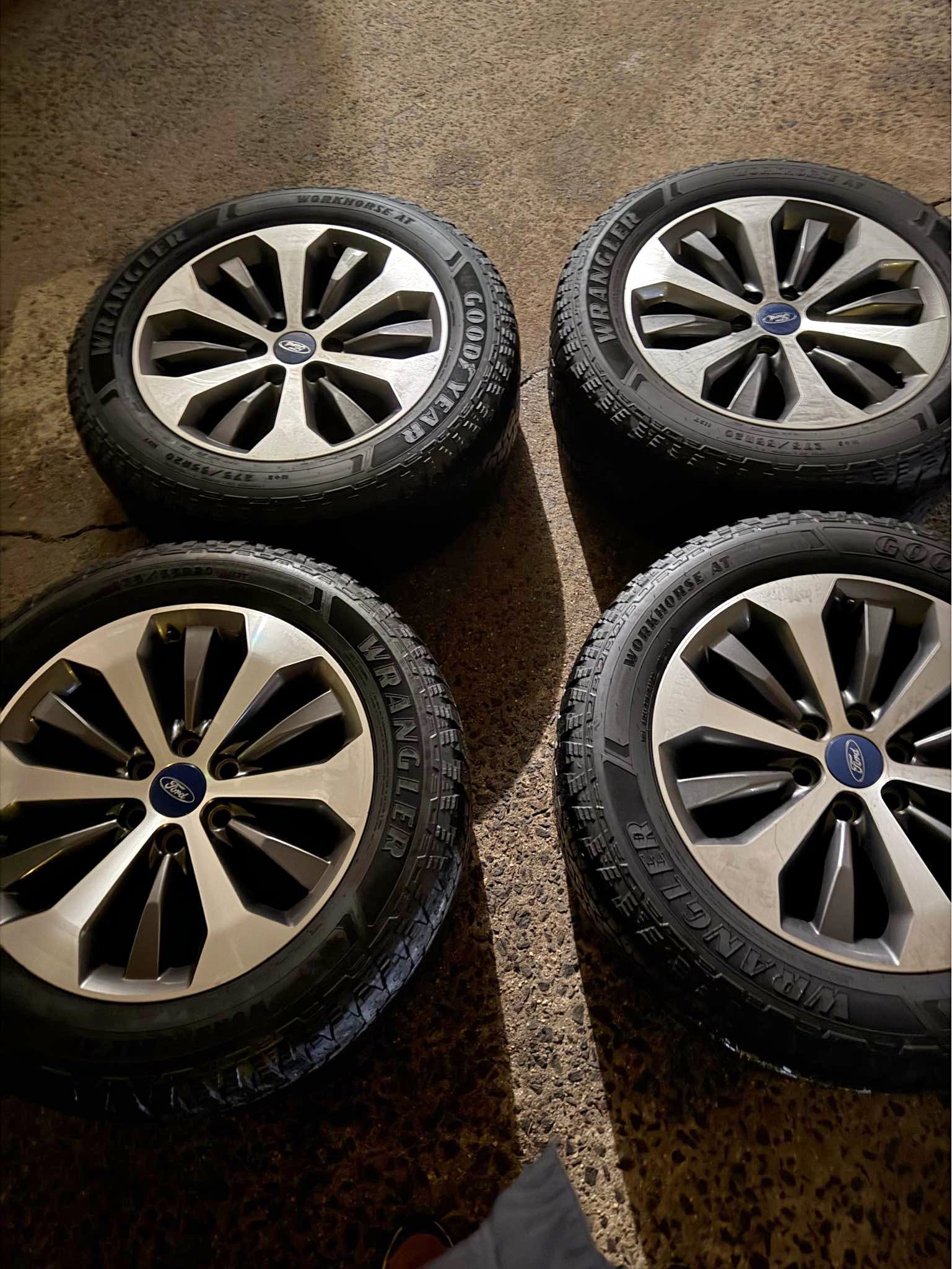 Original Ford F150 rims with tires - Car Wheels, Tires & Parts - New ...