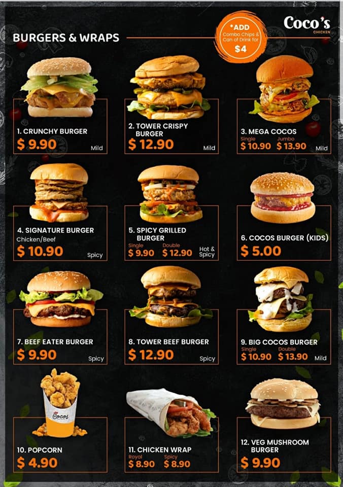Cocoschicken - OUR NEW MENU!! 💥💥MORE GRILLS, DIPS, MIDDLE...