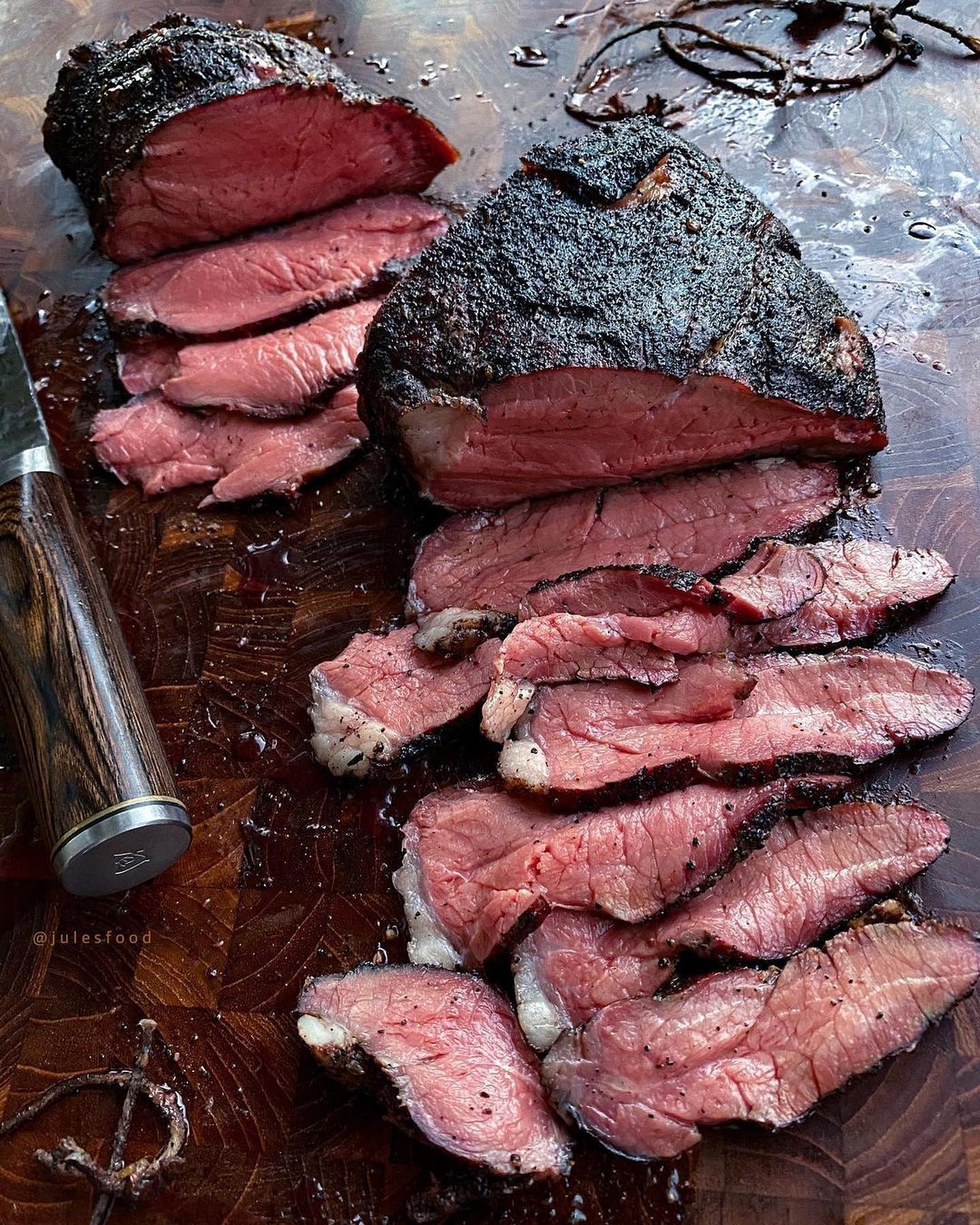 Caprinus - Mesquite Bison Tri-Tip🥩 ⁣📷@julesfood 🔪 All...