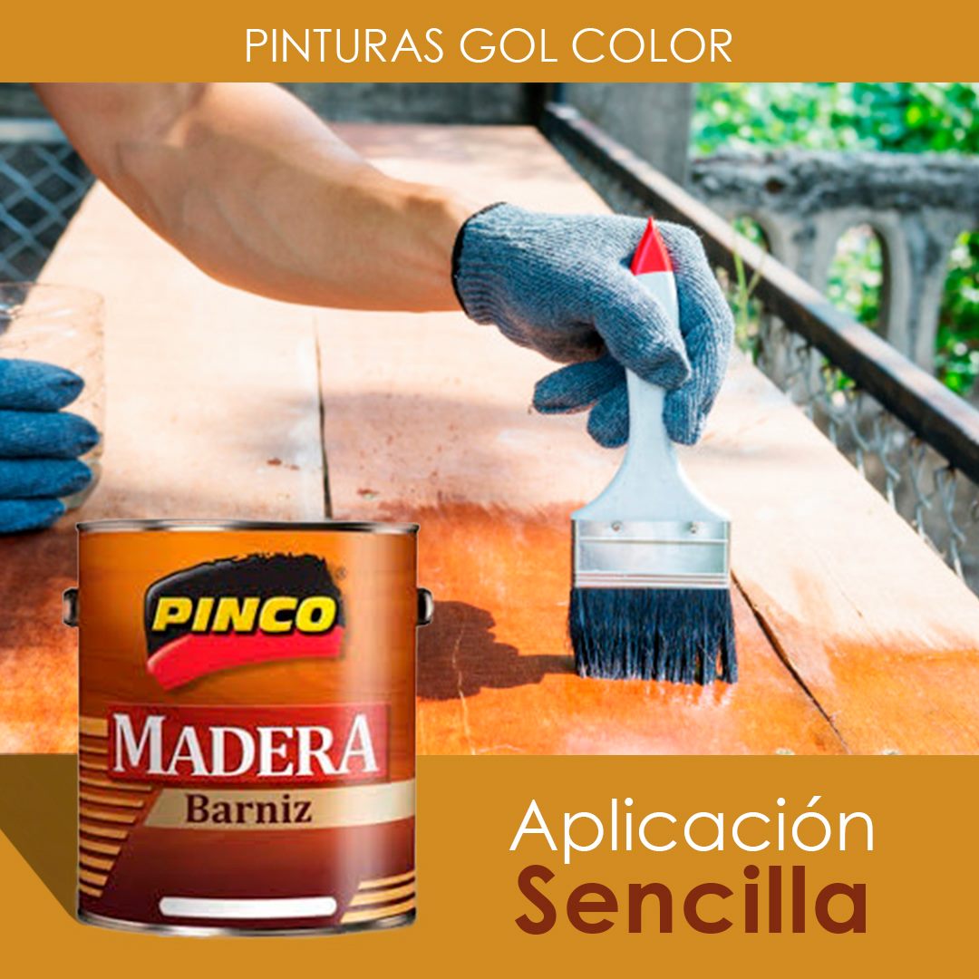 El Barniz para madera de Pinco es de... - Pinturasgolcolor | Facebook