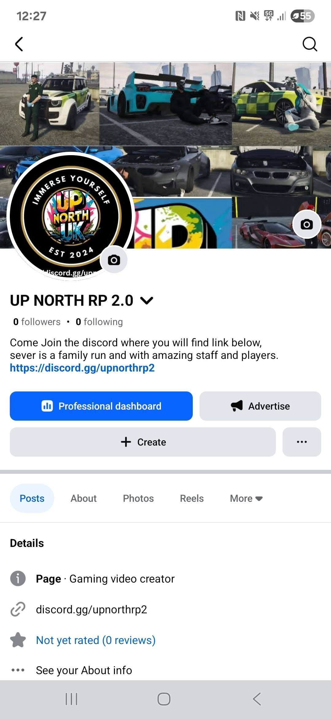 All Fivem (server ad,showcase) | https://discord.gg/upnorthrp2 | Facebook