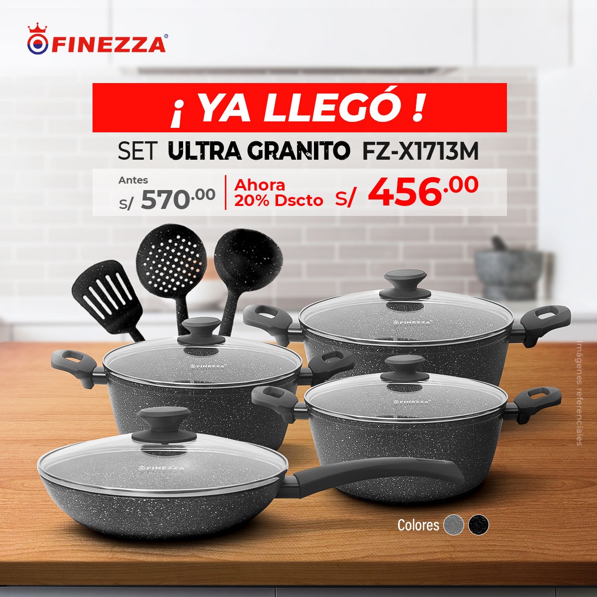 Finezza Perú - El set de #Ollas #UltraGranito que tanto... | Facebook
