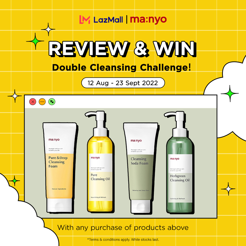 [REVIEW & WIN] Join the Double... - Manyo Factory Malaysia | Facebook