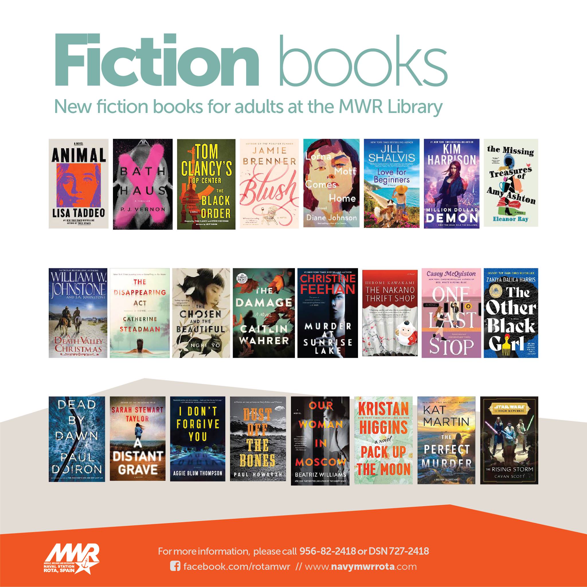 Rota MWR - New at the Library! | Facebook