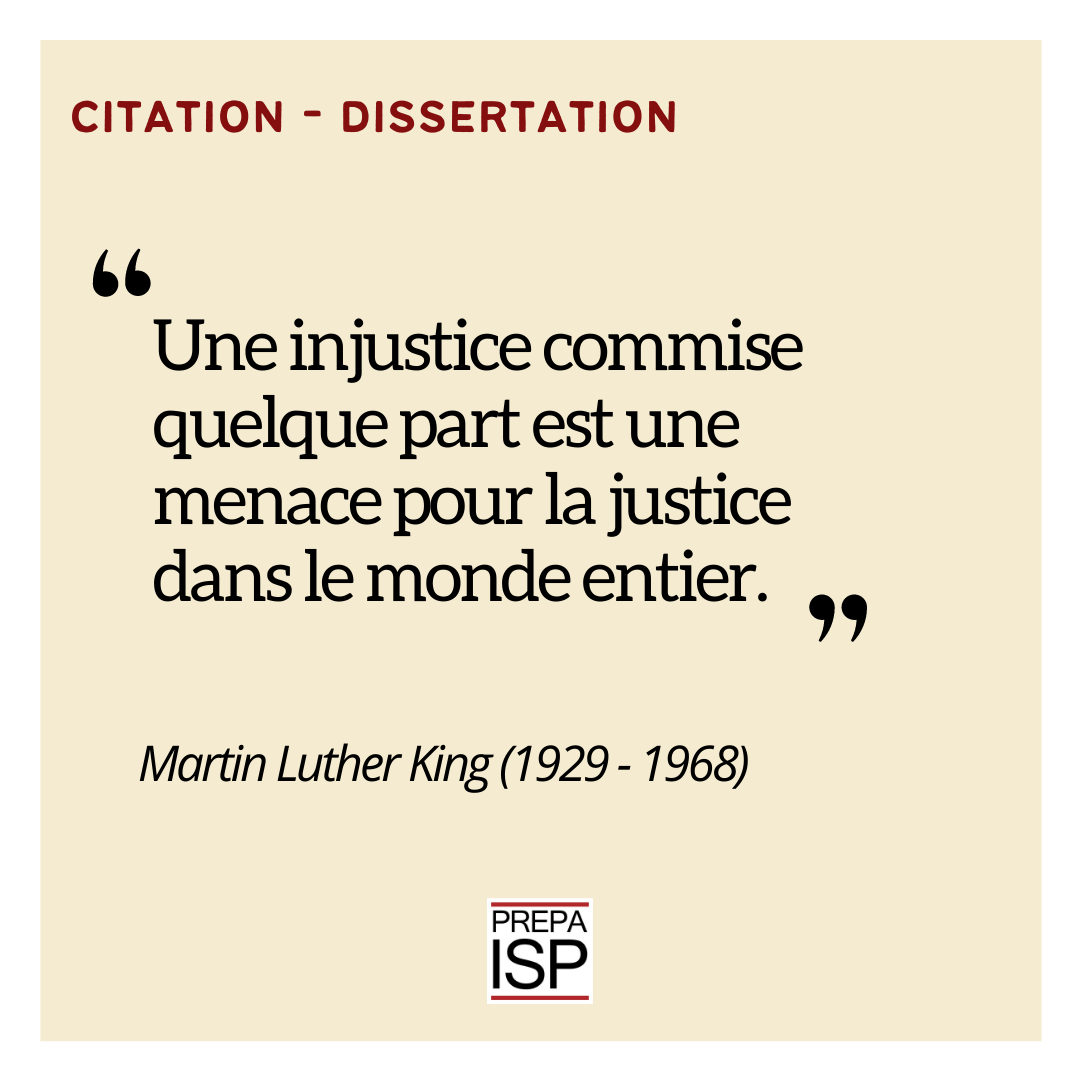 Prepa Isp Citation Une Injustice Commise Quelque Facebook