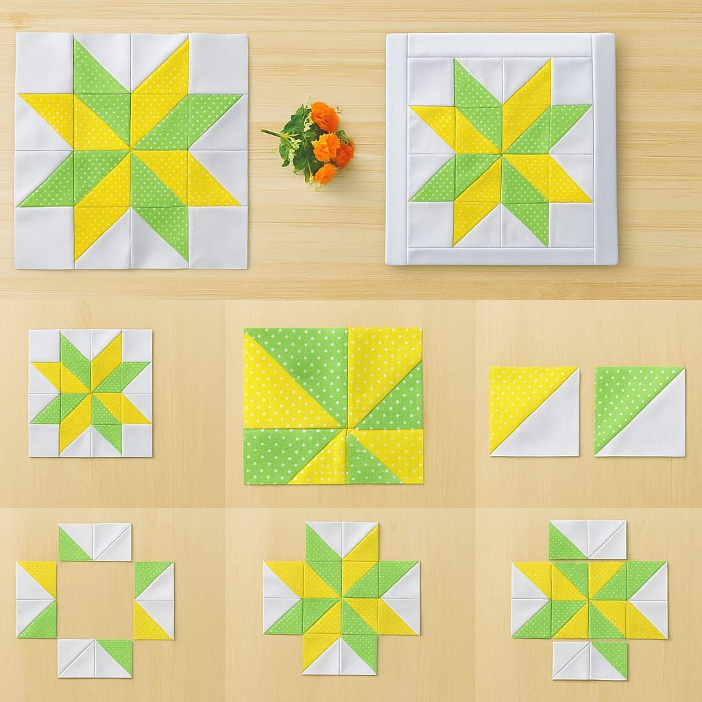 Indah - Star Quilt Pattern &Tutorial | Facebook