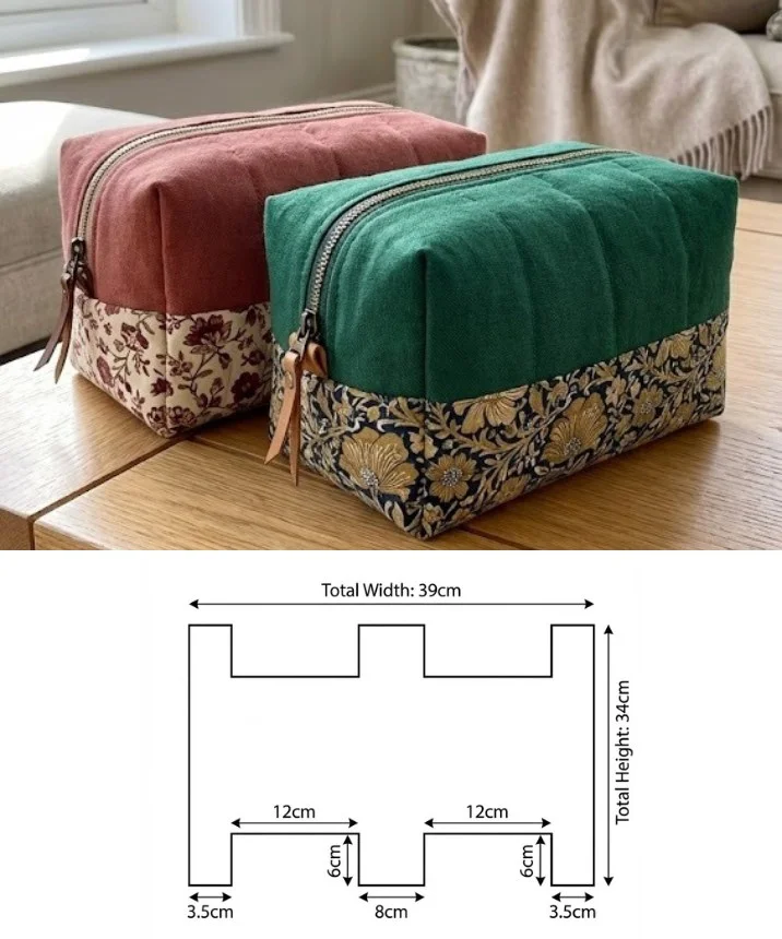 Quilting For Everyone | Beautiful rectangular padded pencil case ...