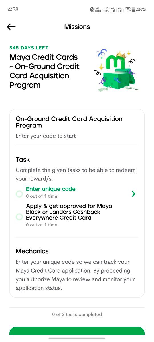 Maya Landers Credit Card | hingi po ako referral code sa maya cc.thanks ...