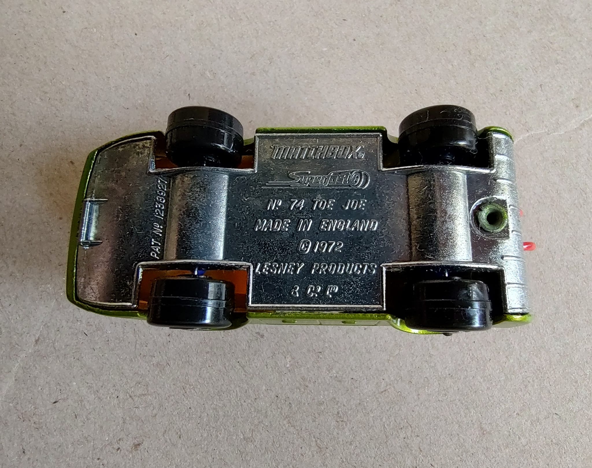 Matchbox Superfast No 74 Toe Joe 1974