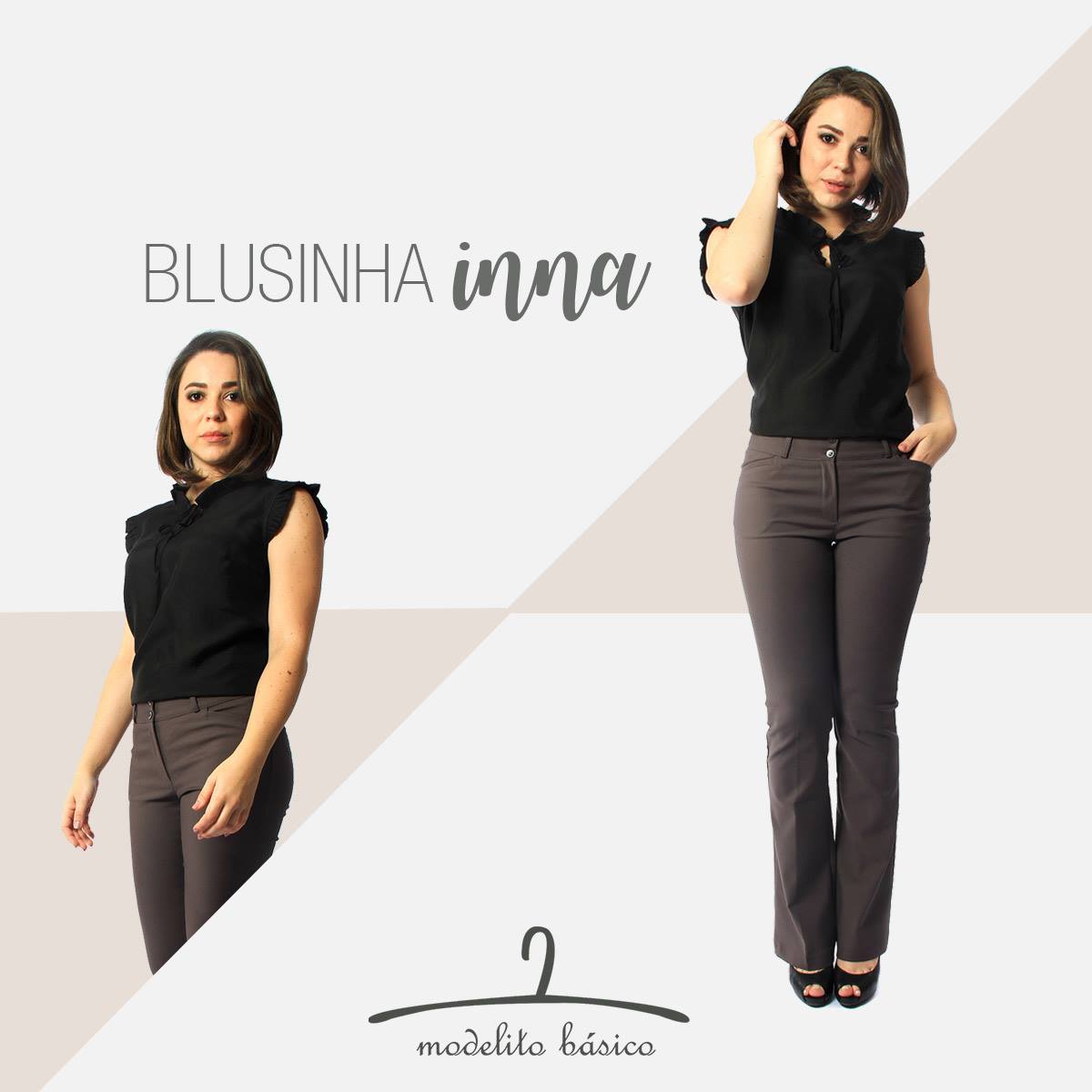 Modelito Básico - Um charme a nossa BLUSINHA INNA com...