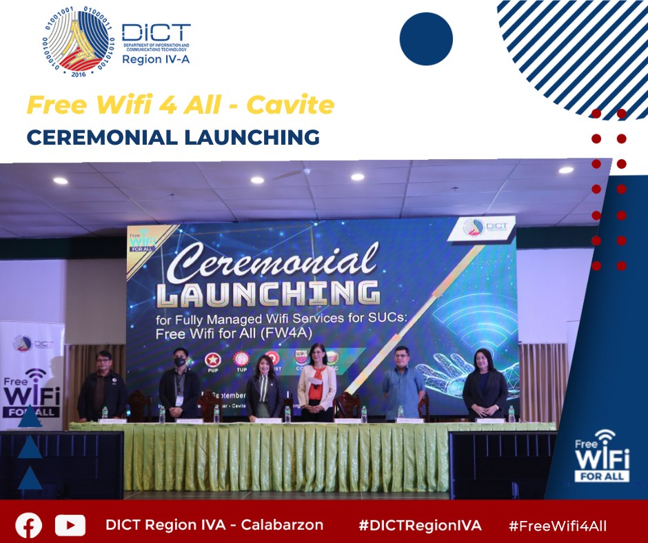 𝐈𝐧 𝐏𝐡𝐨𝐭𝐨𝐬: The Ceremonial Launching of DICT Free Wifi for All Sites in ...