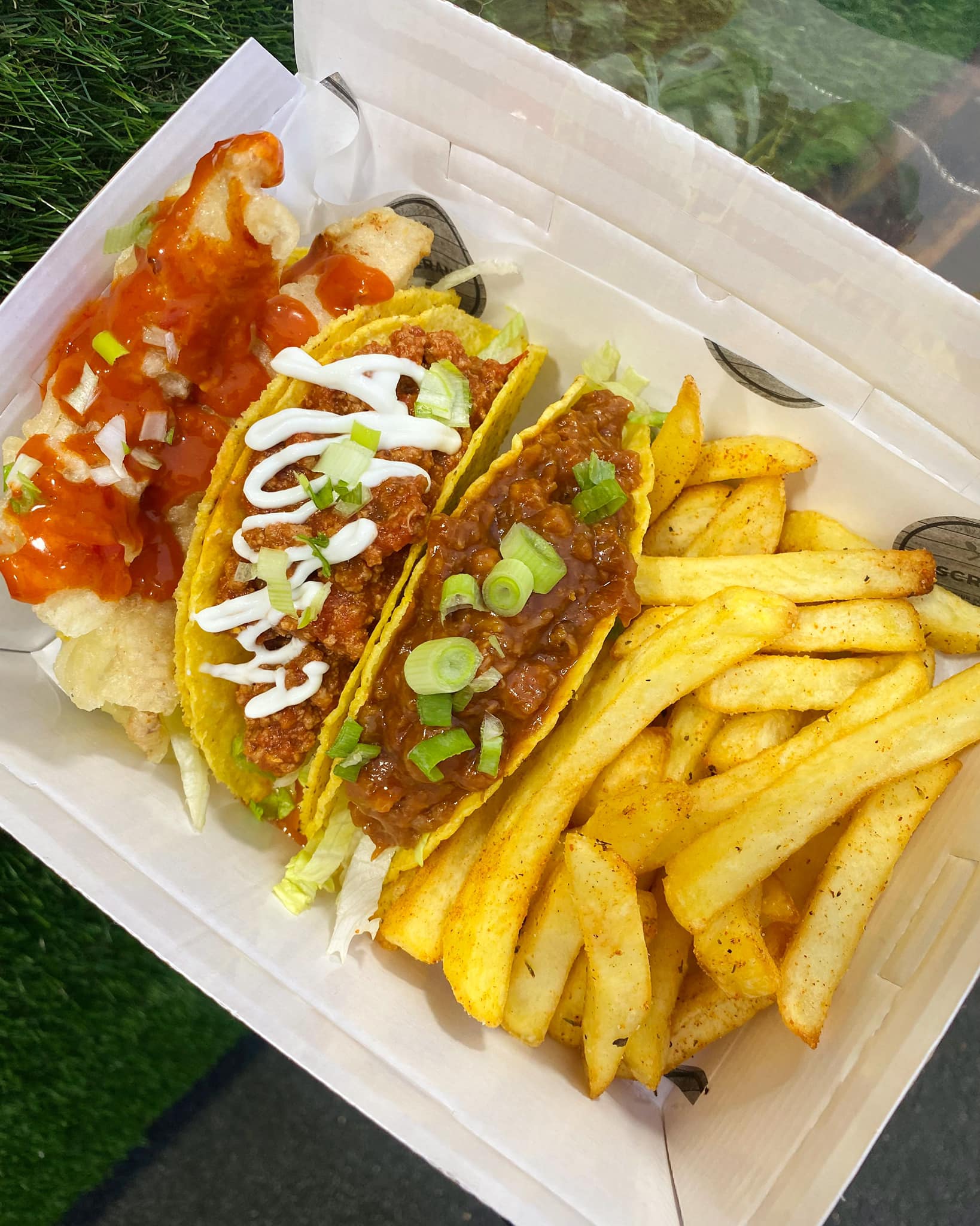 SCRAN - 🚨NEW BOX MEAL‼️📦🚨 The Trio of Tacos Box Meal 🌮🤤... | Facebook