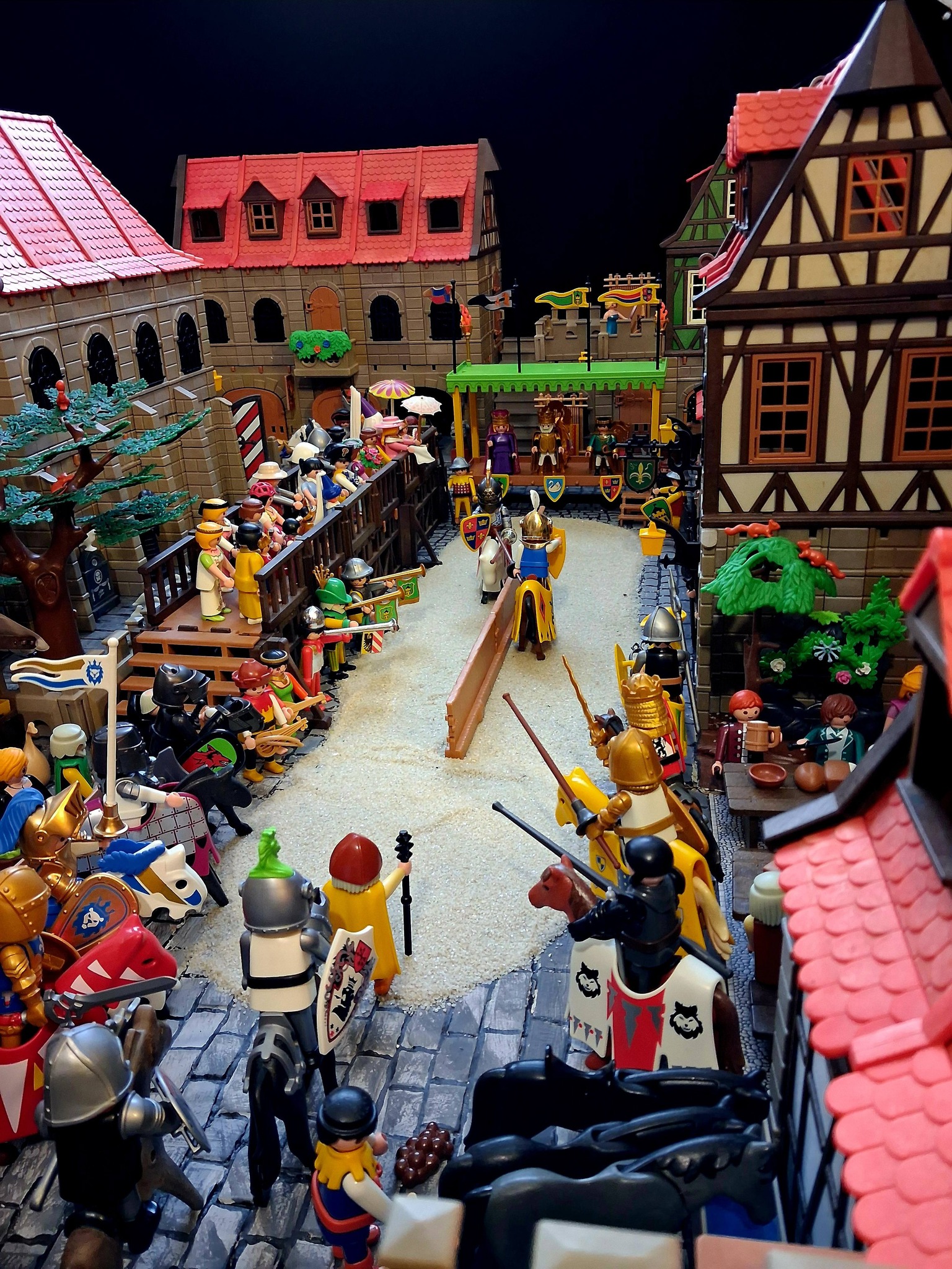 Stoviglie In Miniatura Playmobil - Brotola, Piatti E Tazze - Ceramica Marrone Medievale