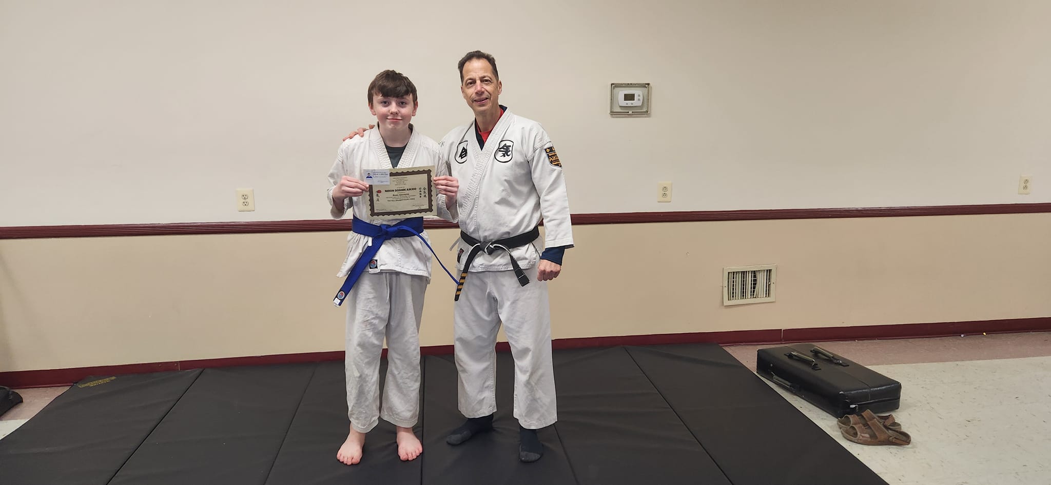 Aikido - Congratulations to Ryan Kilcoyne on his promotion to Blue belt ...