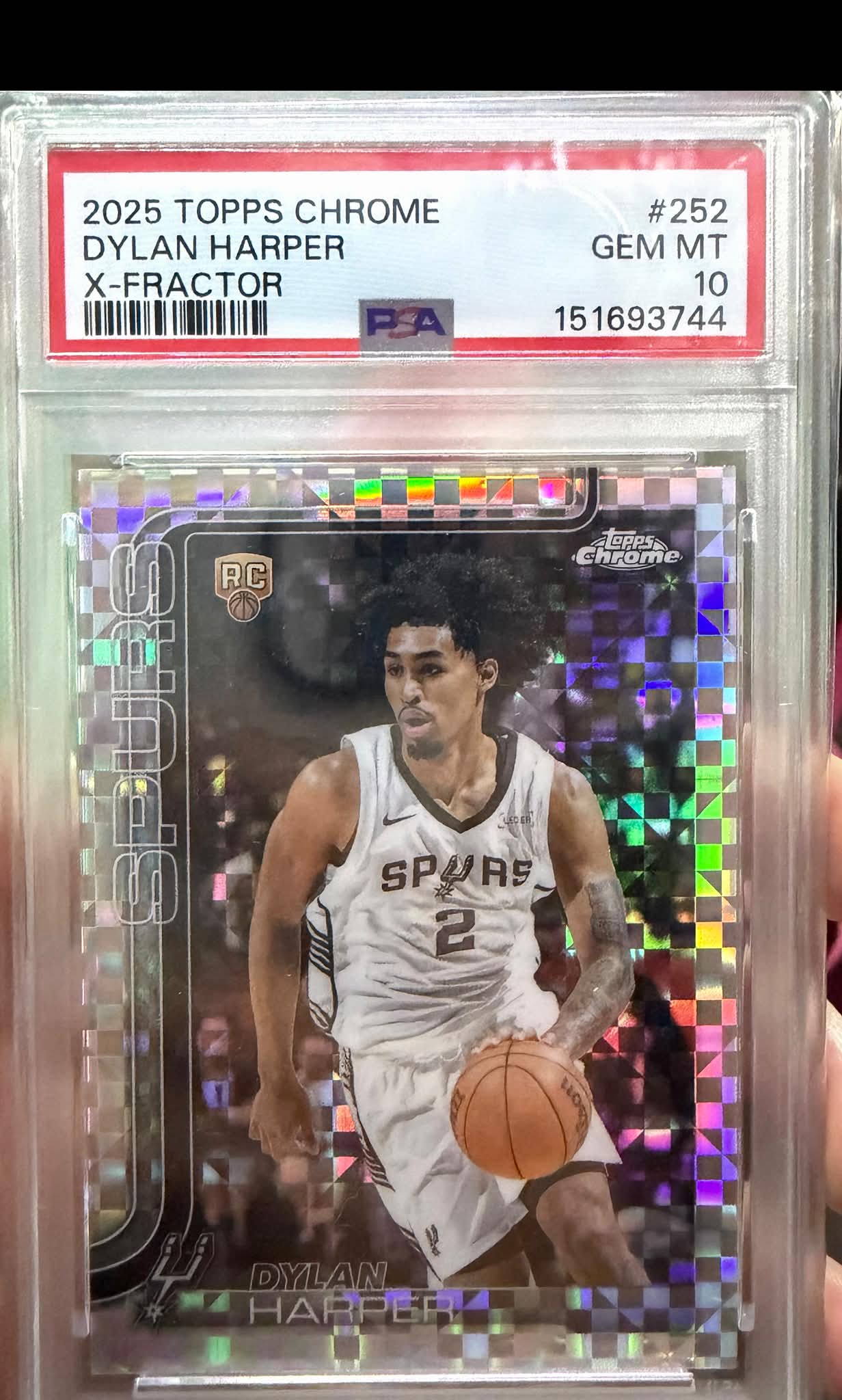 降價售Topps chrome dylan harper X-Fractor PSA10 24000 售出不退匯款 