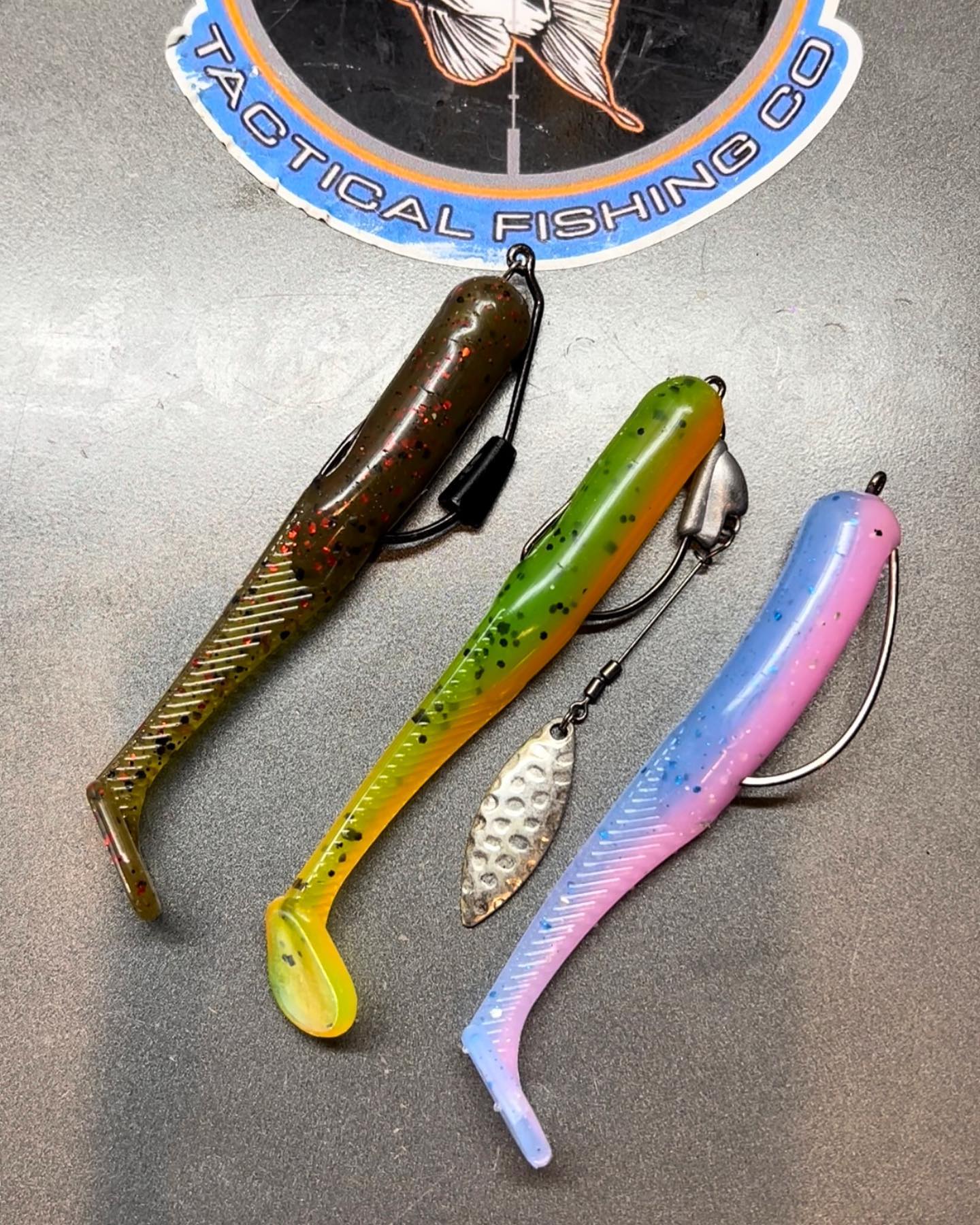 best hook weight for paddle tail saltwater DMSHARK Pre-Rigged Jig Head Fishing Lures Swim Shad 3PCS 4" 1oz Soft Plastic Swimbait Freshwater and (Blueback Bunker) : Sports & Outdoors infused soft plastic blend enhances visibility in low Protail Paddle: 6.5" 3oz