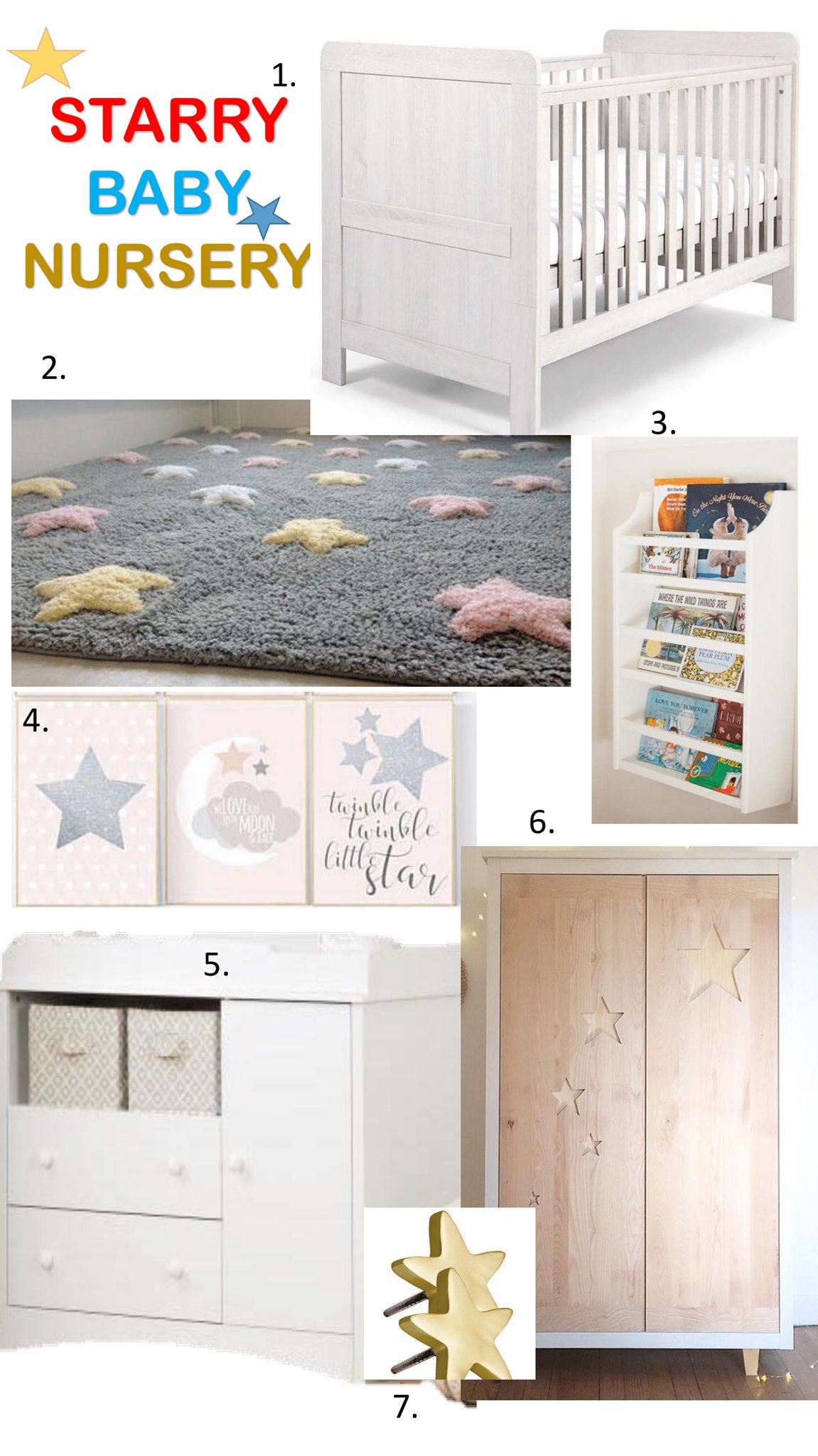 Star Themed Nursery Decor & Design... - Tangerine Interiors
