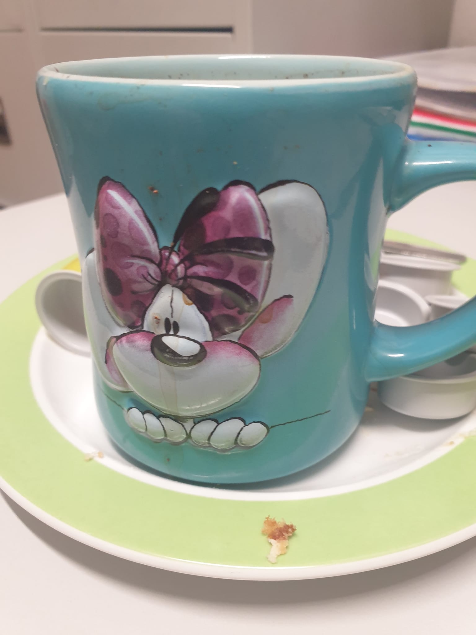 Die Diddl-Maus-Tasse ist für mich der Inbegriff einer unmündigen beruflichen Fachpflege. Sie drückt so selbstverständlich aus, dass wir lediglich niedlich sind. Schmeißt die Diddl-Tassen aus den Teamr