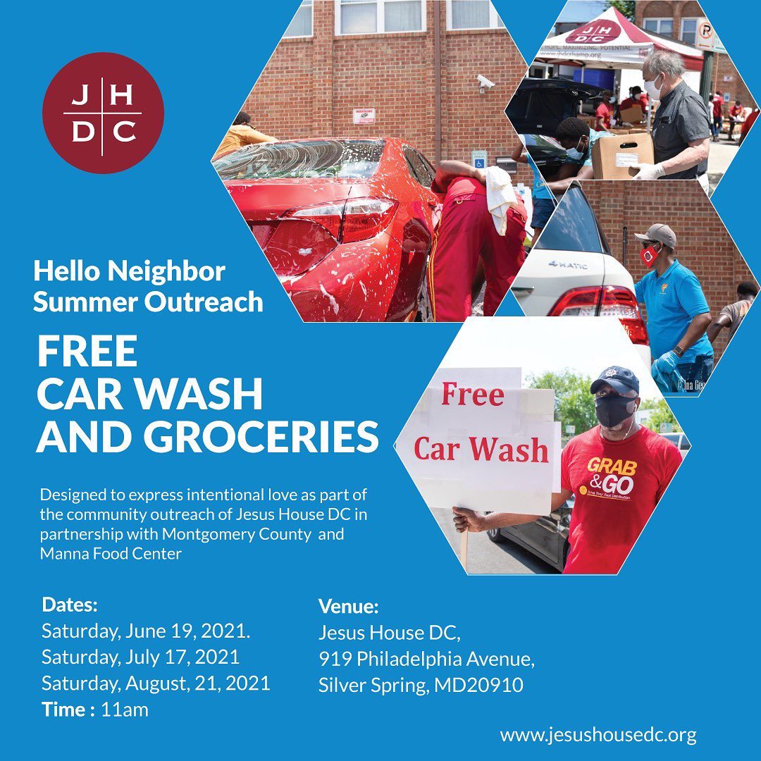 Jesus House, DC - HELLO NEIGHBOR SUMMER OUTREACH continues tomorrow ...