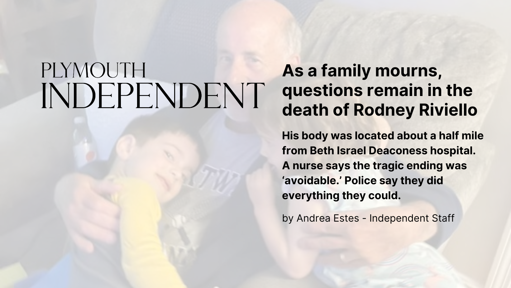 Plymouth - Story: https://www.plymouthindependent.org/as-a-family ...