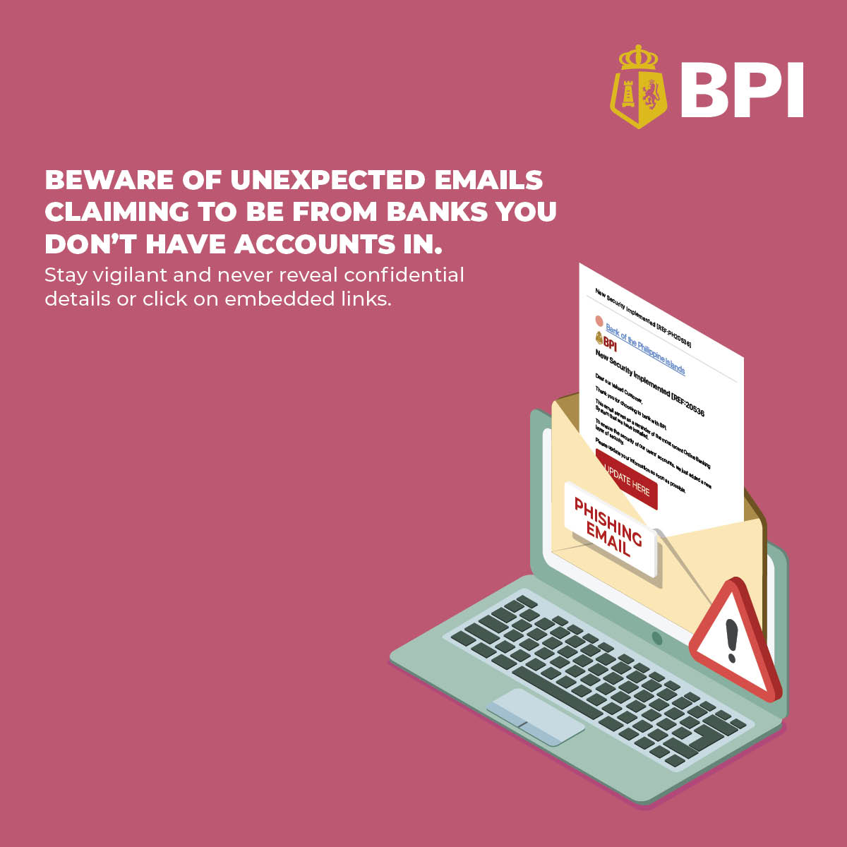 BPI - #BPIcybersecuriTips: Nakatanggap ka ba ng email na...