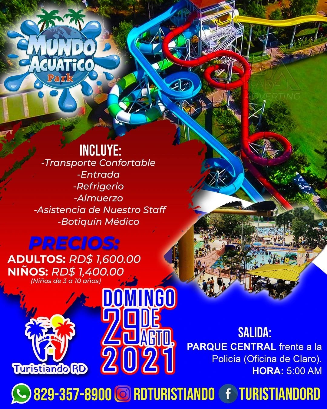 Turistiando RD - 🩳👙 *MUNDO ACUÁTICO* 👙🩳 • *DOMINGO 29... | Facebook