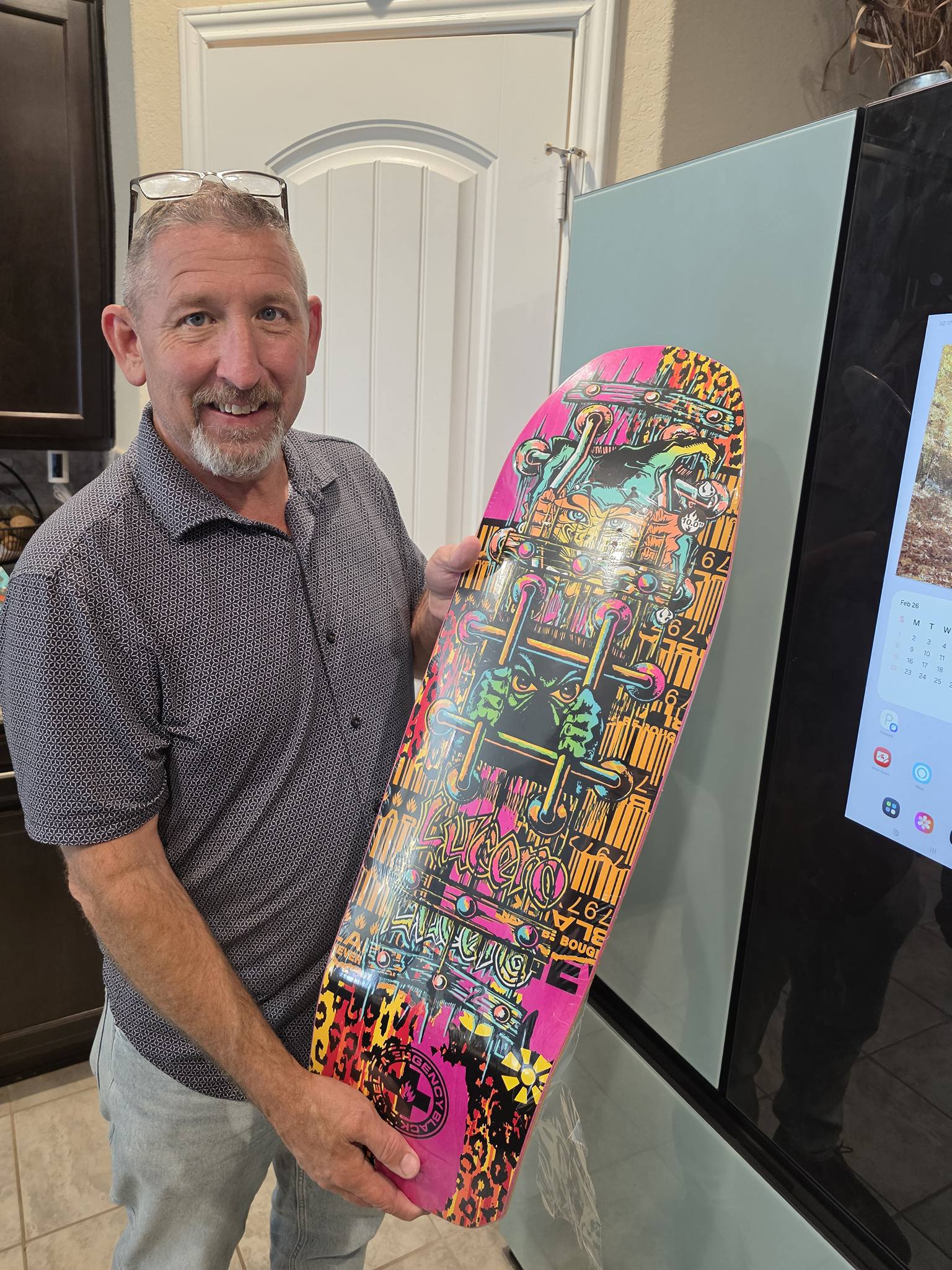 I got my newest board. It is a 1 of 1 made just for me signed by