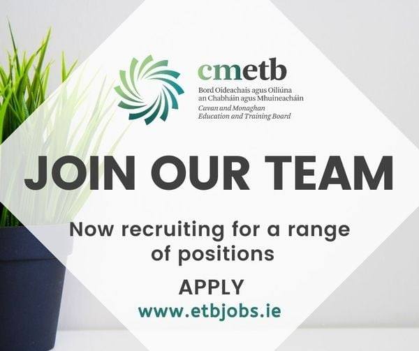 Cavan and Monaghan Education and Training Board - CMETB - 📣 JOIN OUR ...