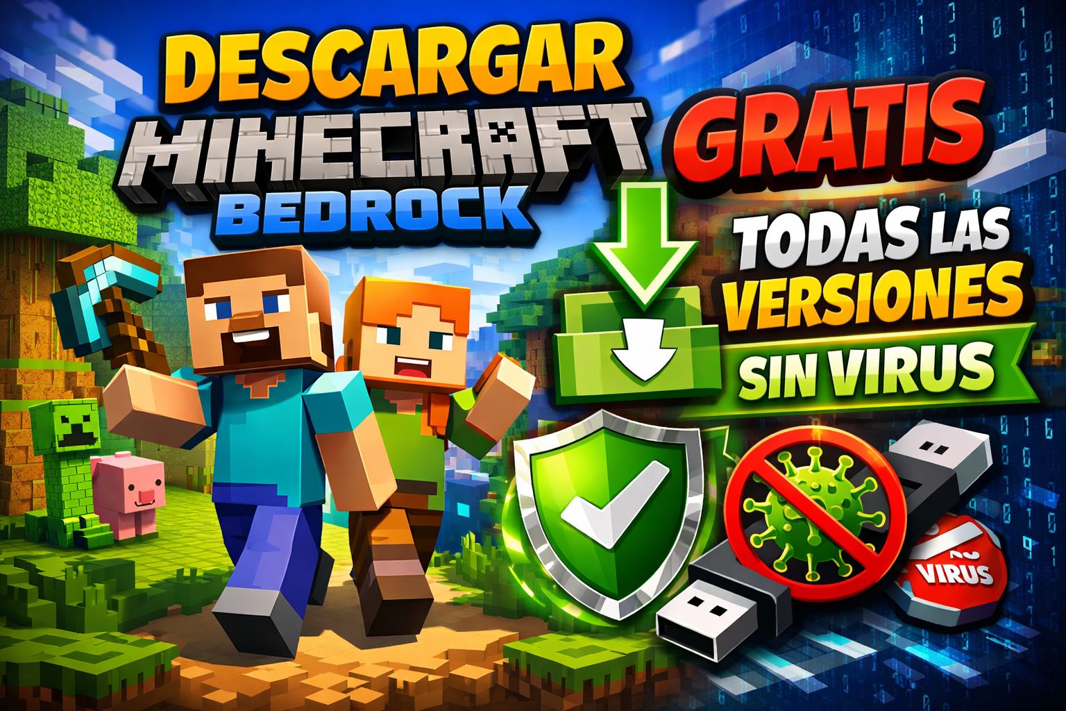 YOUTUBERS DE MINECRAFT | 🔥 Descargar Minecraft Bedrock GRATIS para PC y ...