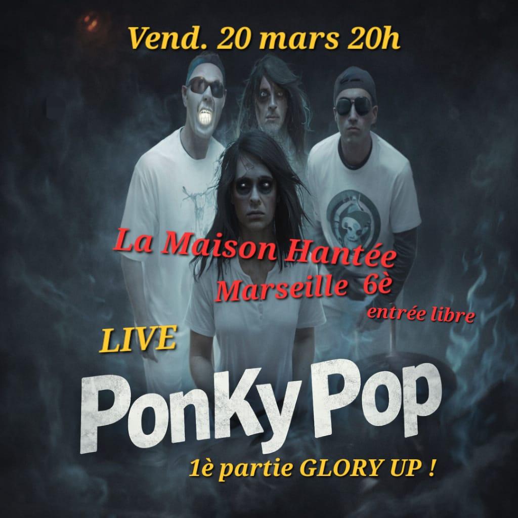 Concert PONKY POP à la Maison Hantée!