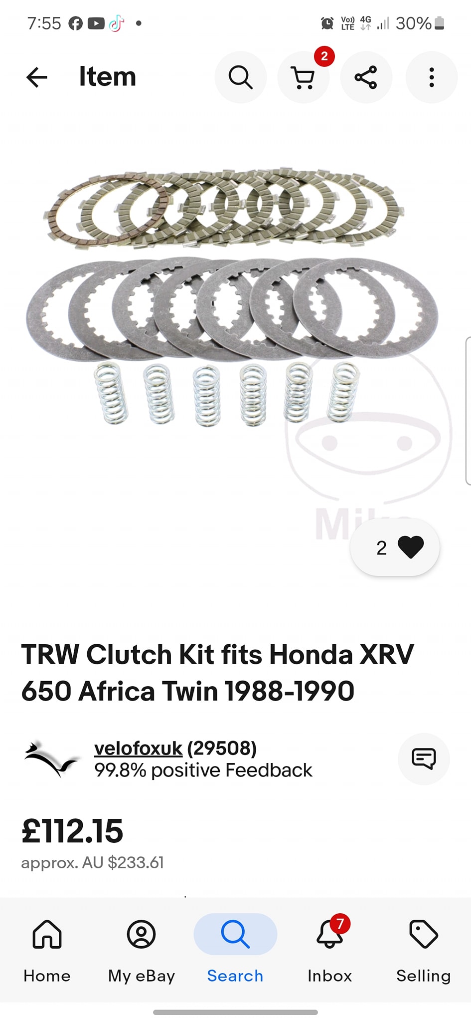 second Hi. I need to do the Clutch in my 1989 FZR1000exup. What is the