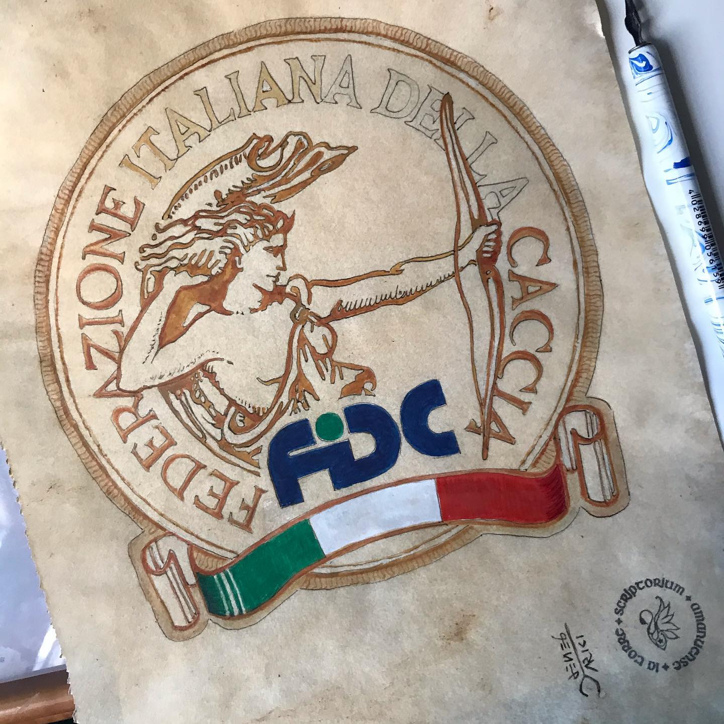 Richiamo Per Corvi Lockschmiede Black DNA - Realizzato A Mano In Legno Di Ciliegio, Facile Da Usare