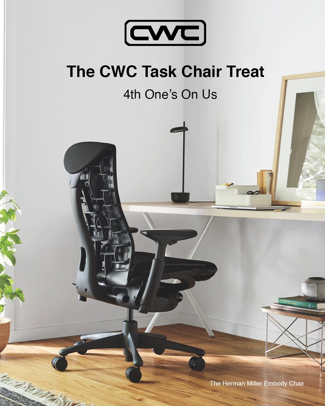 CWC Interiors - The Embody chair by Herman Miller is...