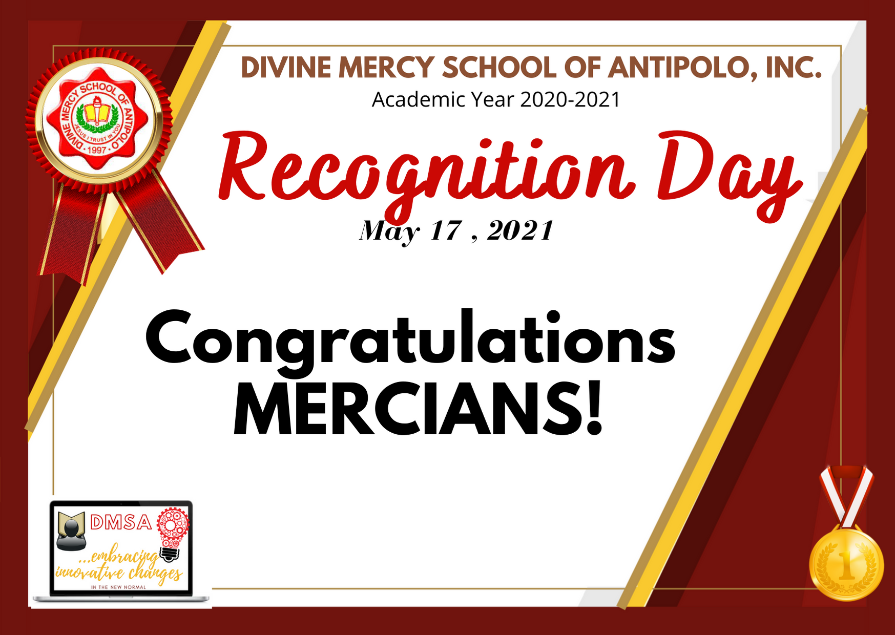 Congratulations to our... - Divine Mercy School of Antipolo | Facebook