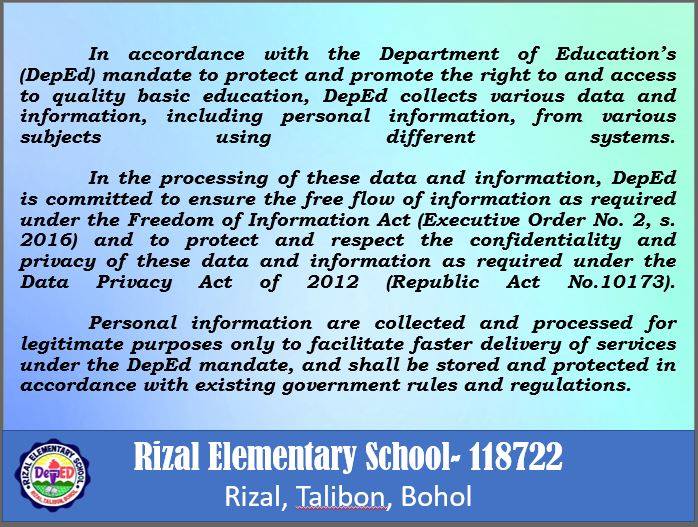 Rizal Elementary School - 118722 - DepEd Region VII