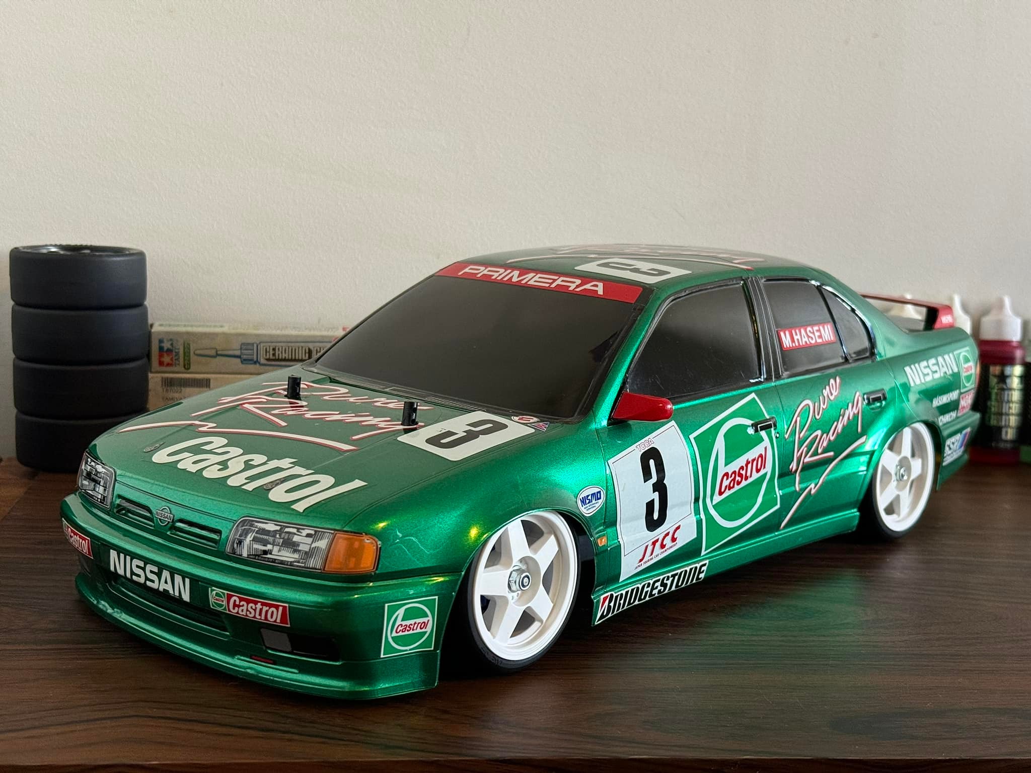 Tamiya FF01 restoration with Castrol Primera livery