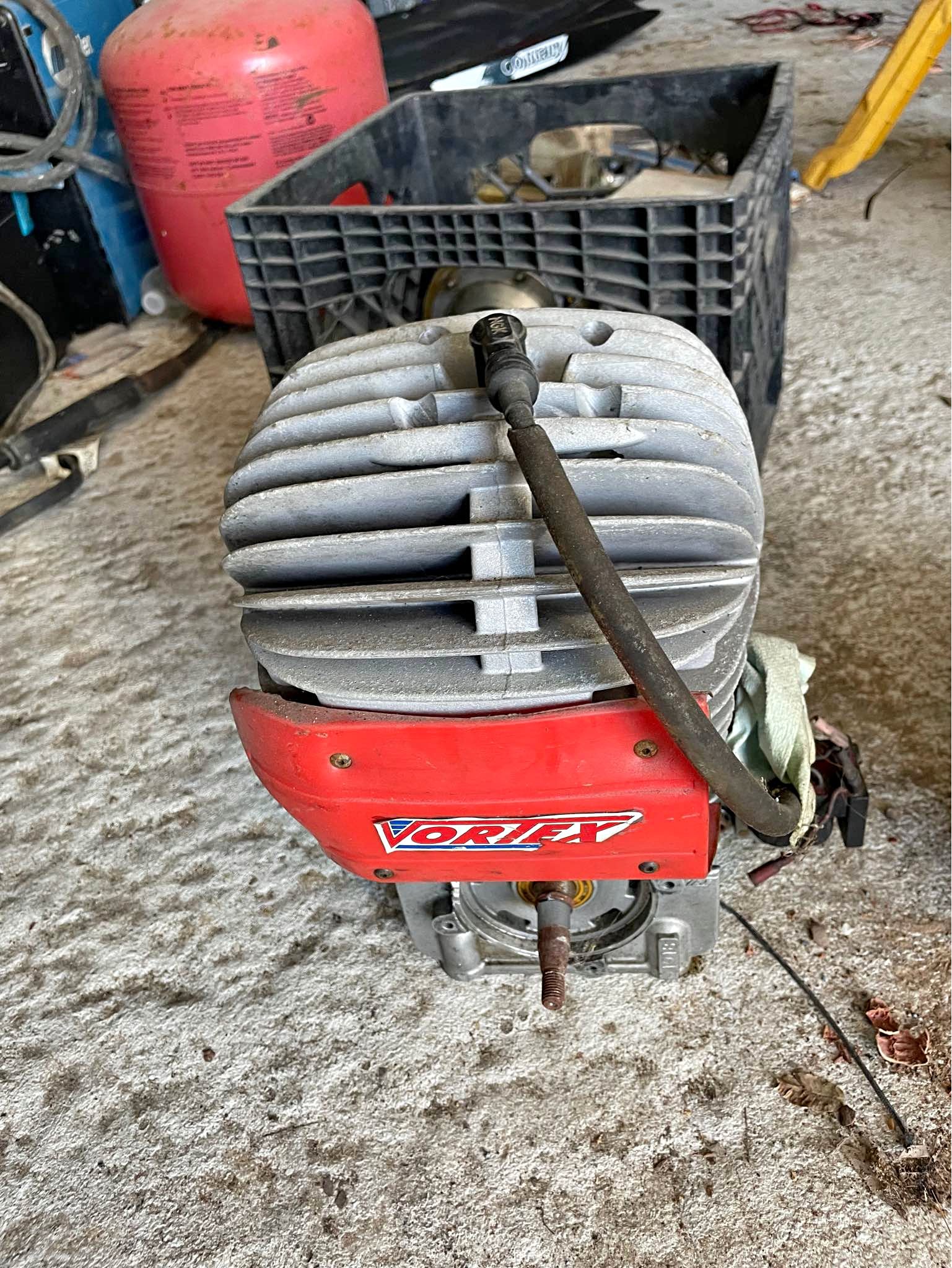 2 stroke go kart engines one is buller built and other is vortex 100cc ...