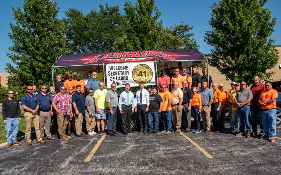 On August 16th, 2021, U.S. Secretary... - Laborers' Local 41 | Facebook