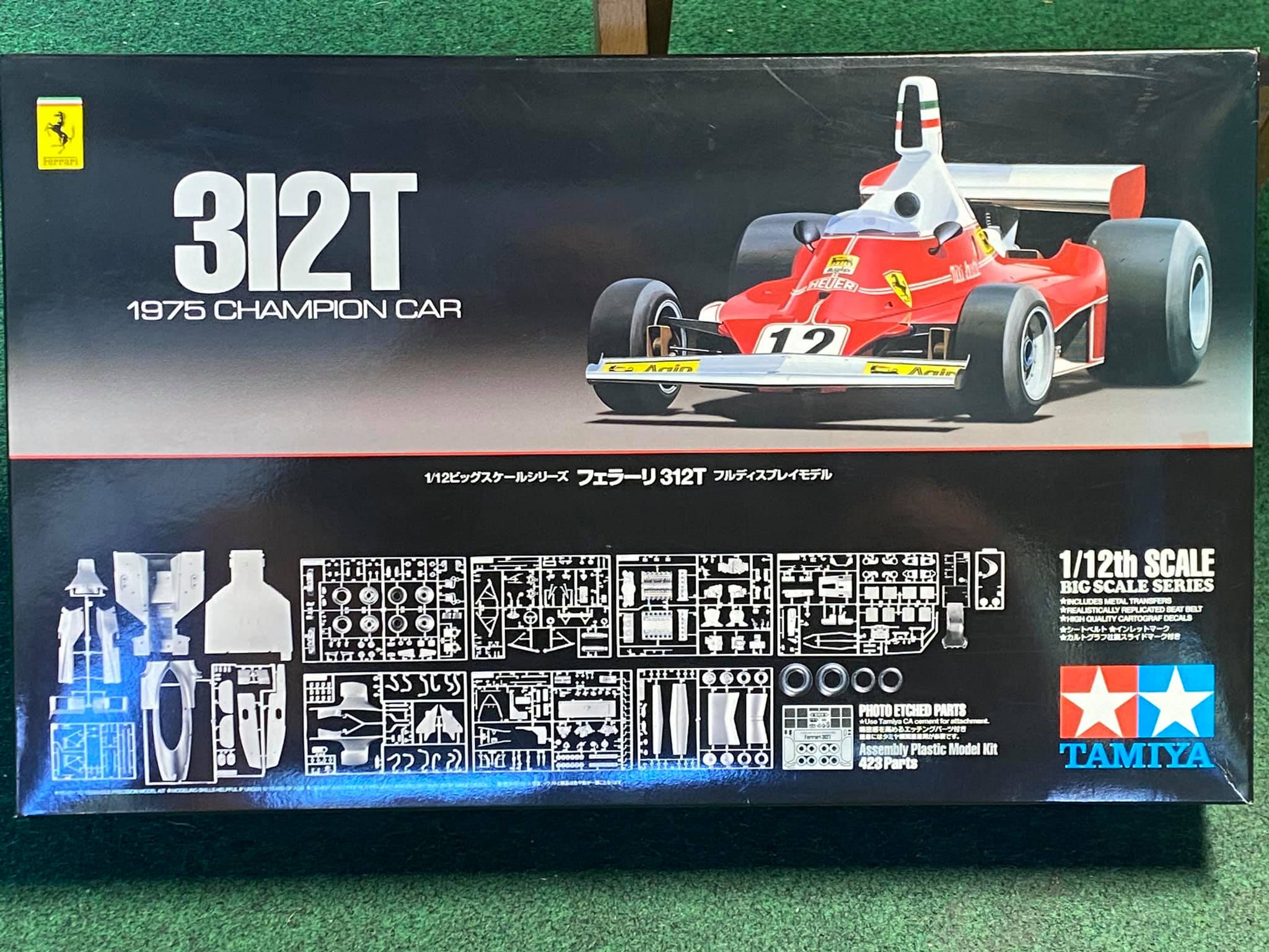 Ferrari 312T 1975 Tamiya 1/12 scale model
